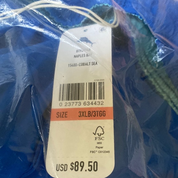 Tommy Bahama Big,Naples Bay Swim Trunks - Picture 2 of 15